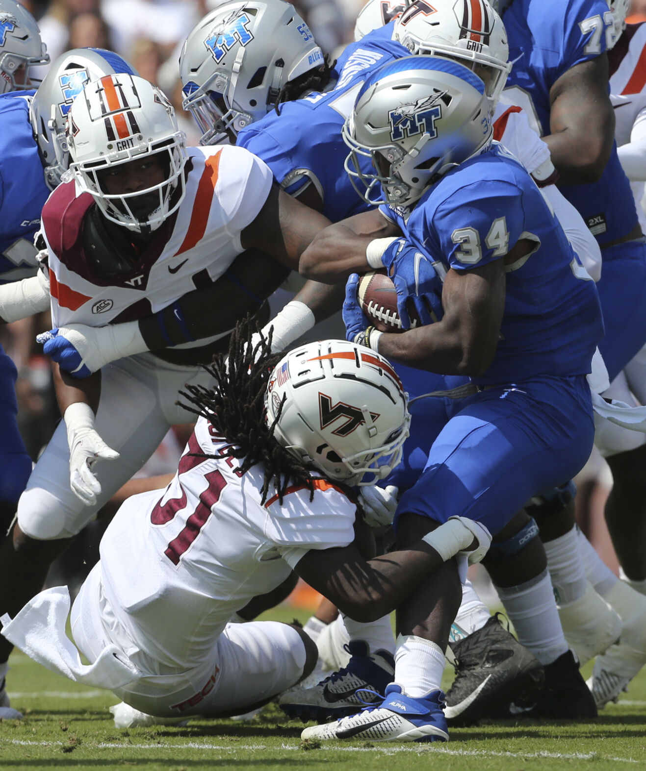 Middle Tennessee Virginia Tech football